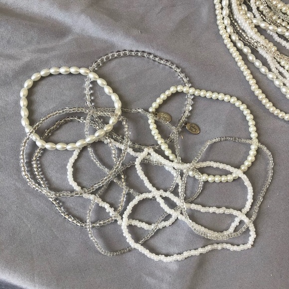 💗5 for $20 Cookie Lee Faux Pearl Necklace Set - Picture 9 of 14